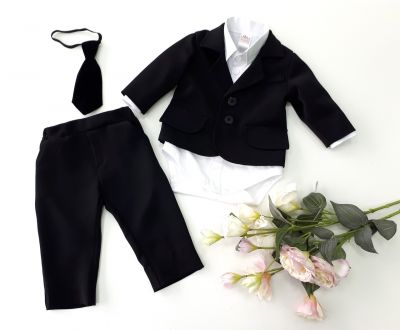 Костюм для малыша "Босс молокосос" — нарядные детские платья для девочек | Интернет-магазин платьев для девочек «12 кг Счастья»