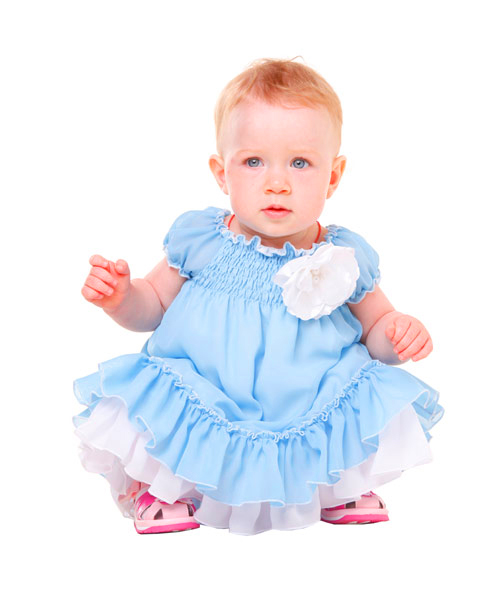 Платье "Голубая лагуна" — нарядные детские платья для девочек | Интернет-магазин платьев для девочек «12 кг Счастья»