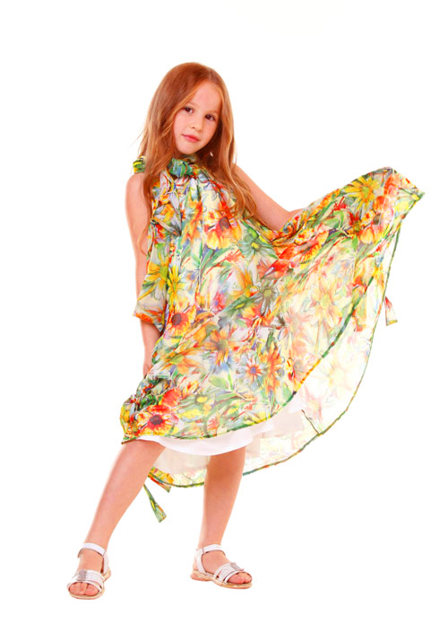 Платье «Пальма де Майорка» — нарядные детские платья для девочек | Интернет-магазин платьев для девочек «12 кг Счастья»