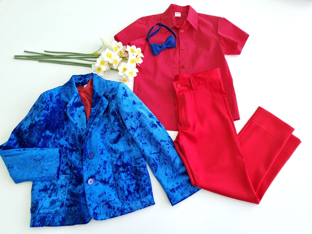 Костюм для мальчика "Стиляга" Синий перец — нарядные детские платья для девочек | Интернет-магазин платьев для девочек «12 кг Счастья»