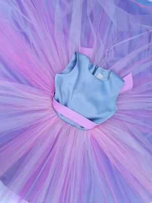 Платье "Лиловое" — нарядные детские платья для девочек | Интернет-магазин платьев для девочек «12 кг Счастья»