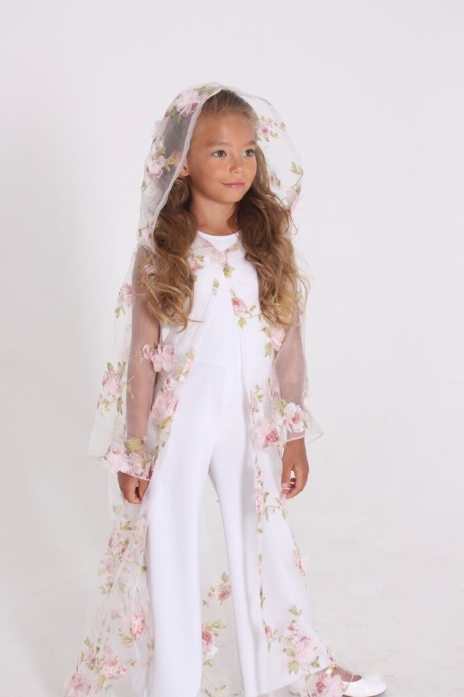 Наряд для девочки "Мелодия весны" — нарядные детские платья для девочек | Интернет-магазин платьев для девочек «12 кг Счастья»