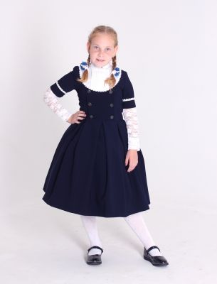 Школьное платье "Феерия" — нарядные детские платья для девочек | Интернет-магазин платьев для девочек «12 кг Счастья»