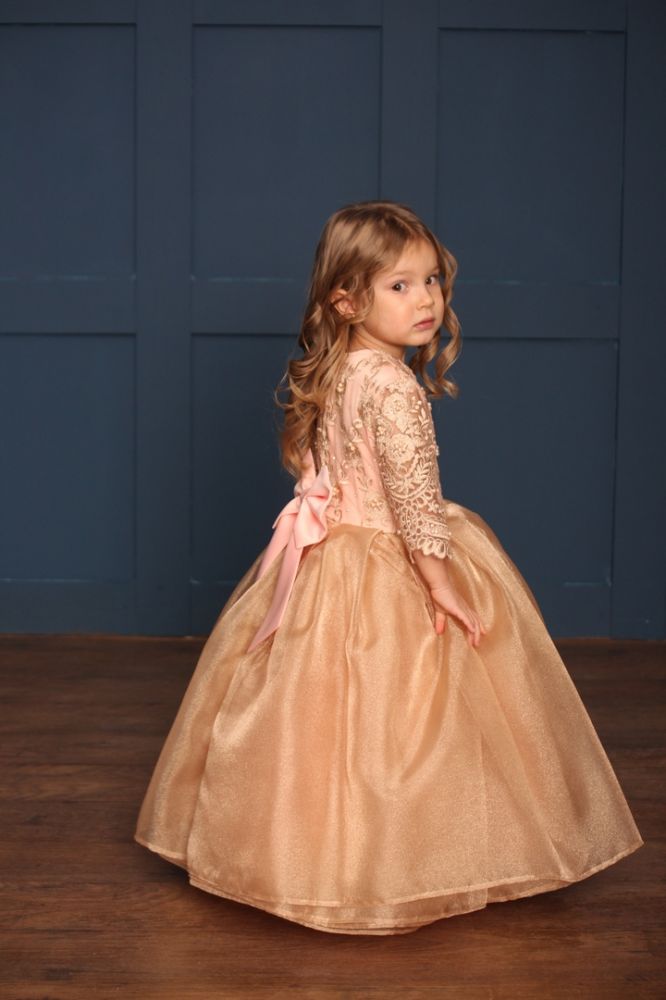 Платье "Золушка" — нарядные детские платья для девочек | Интернет-магазин платьев для девочек «12 кг Счастья»