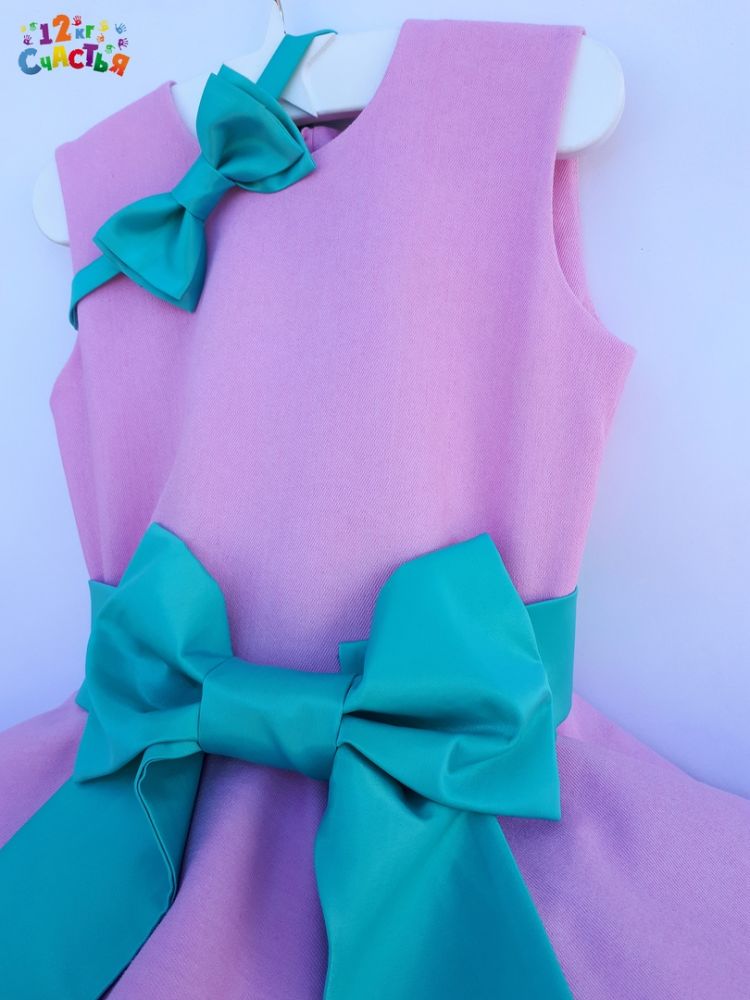 Платье для девочки "Стиляги" нежно-розовое